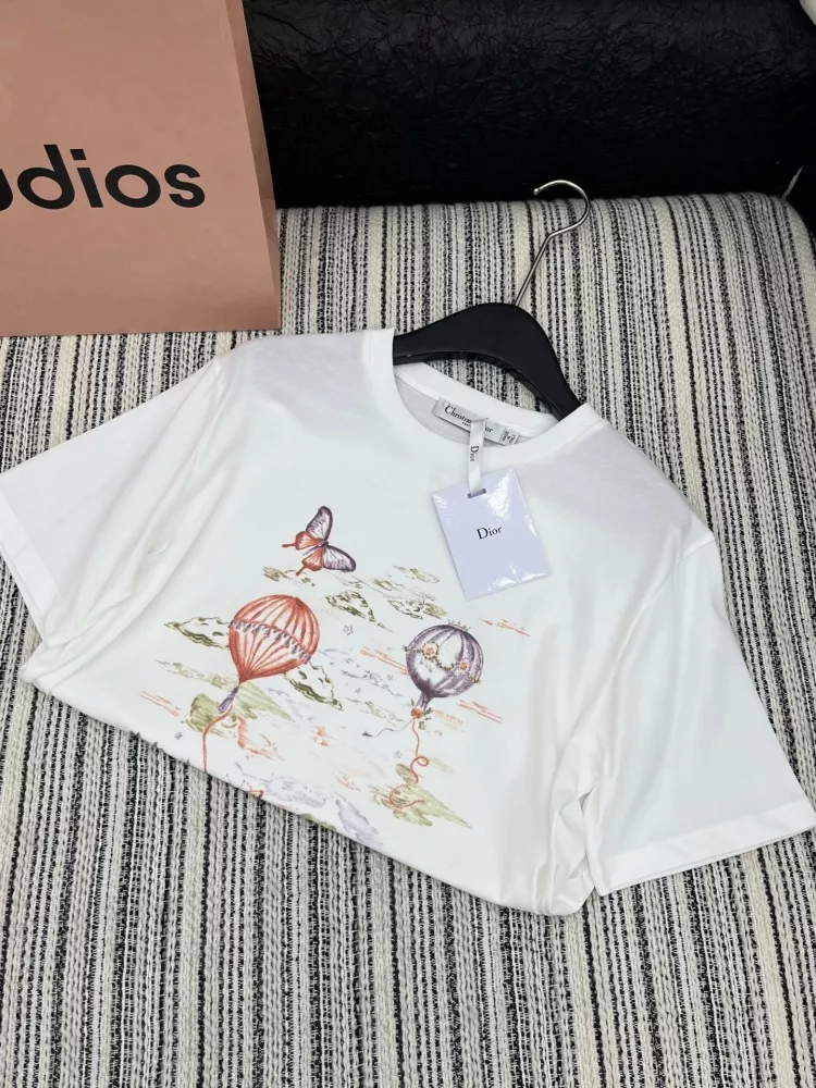 ModernLook 2661 Christian Dior T-Shirts Short Sleeved For Women