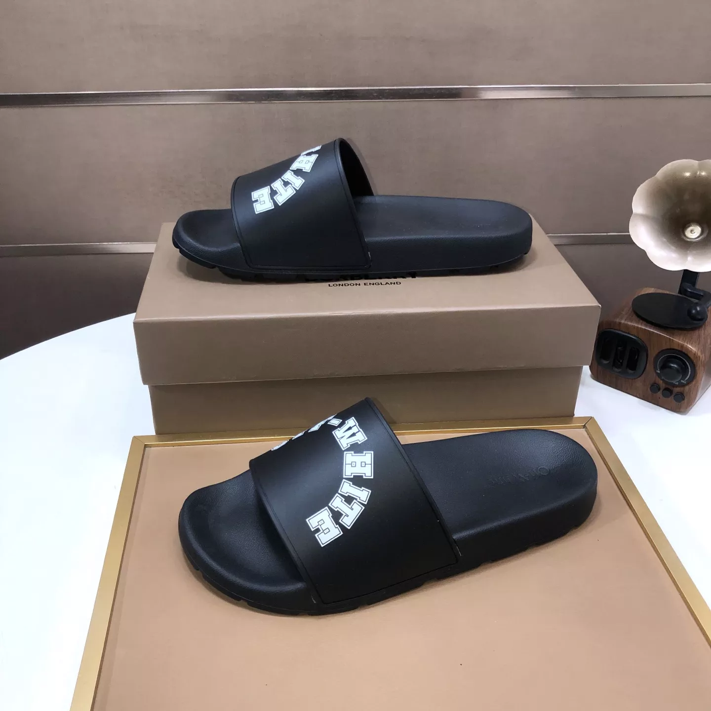 ModernLook 3229 Off-White Slippers For Men