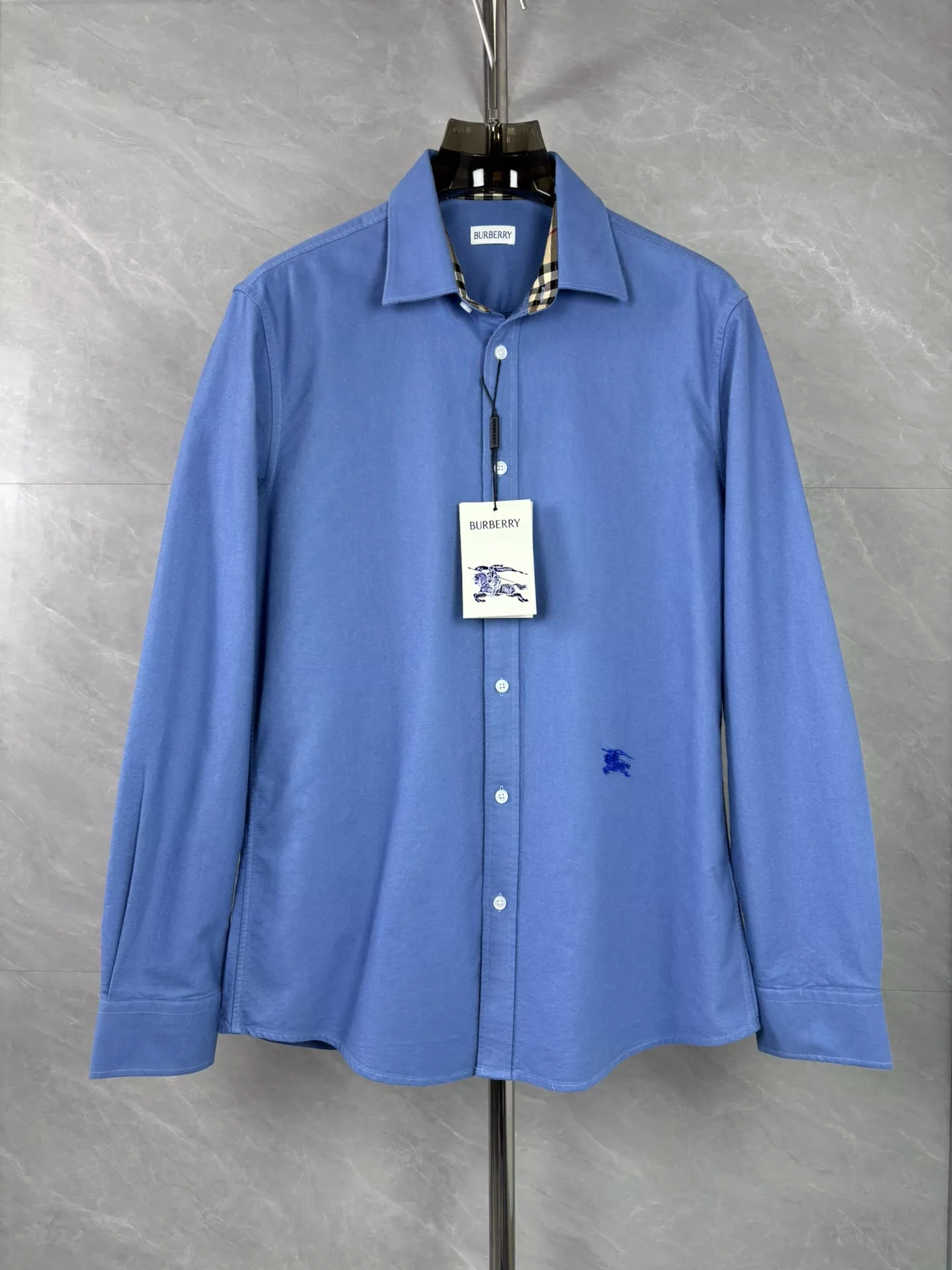 ModernLook 3322 Burberry Shirts Long Sleeved For Men