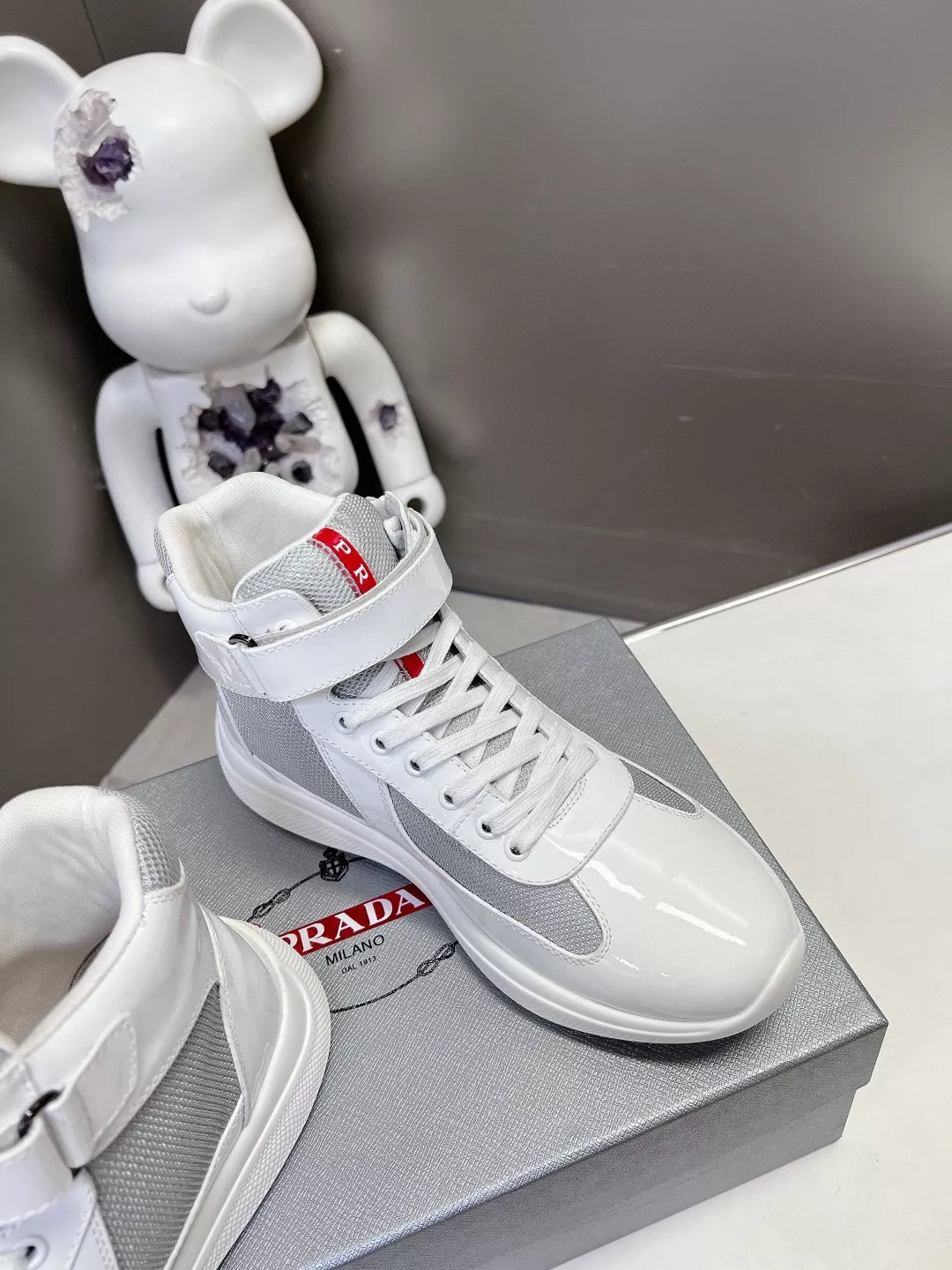 ModernLook 3853 Prada High Top Shoes For Men