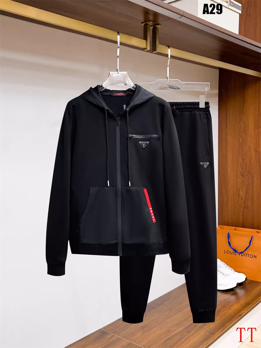 ModernLook 4023 Prada Tracksuits Long Sleeved For Men
