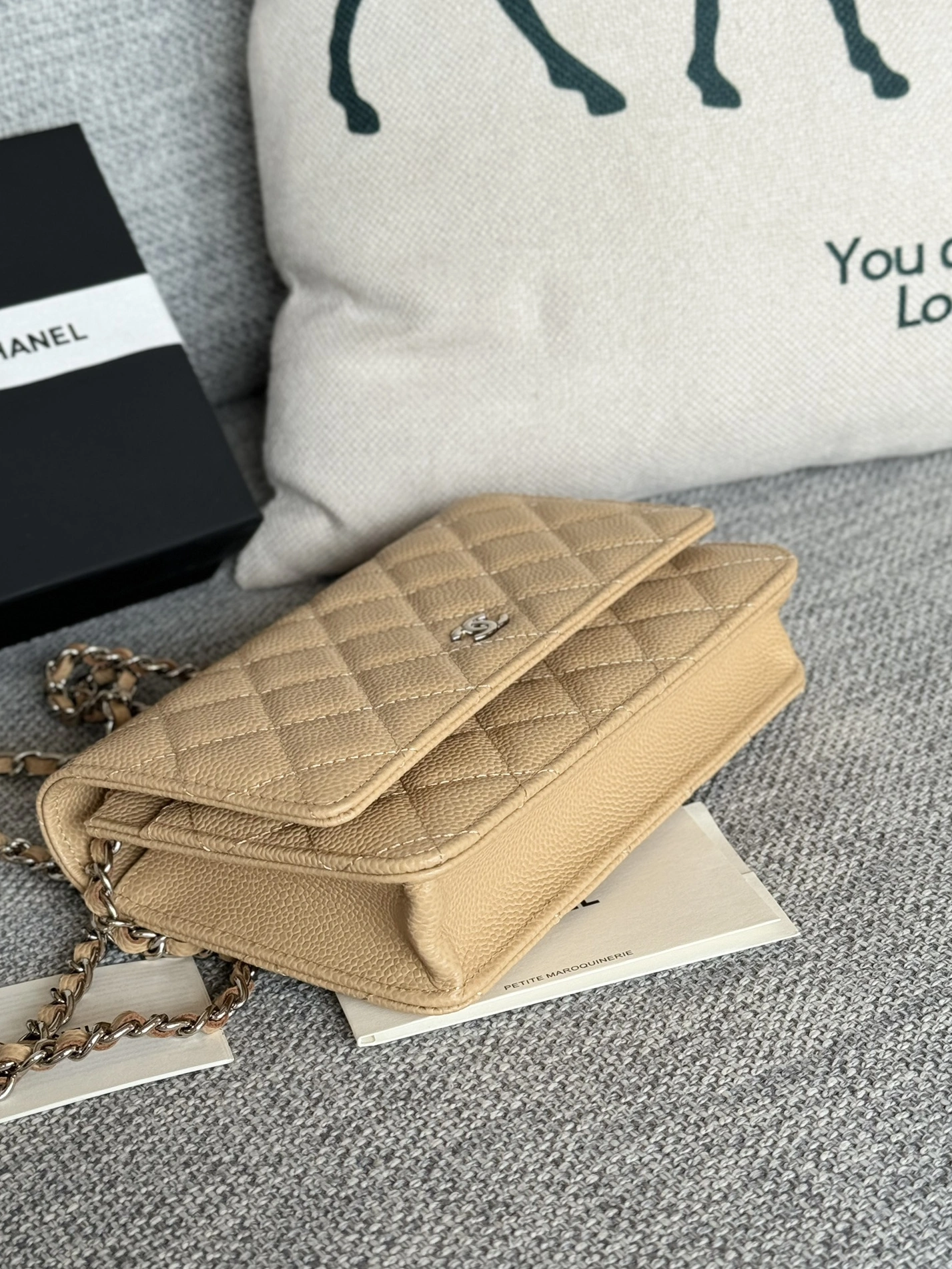 ModernLook 4538 Chanel AAA Quality Messenger Bags In Silver For Women