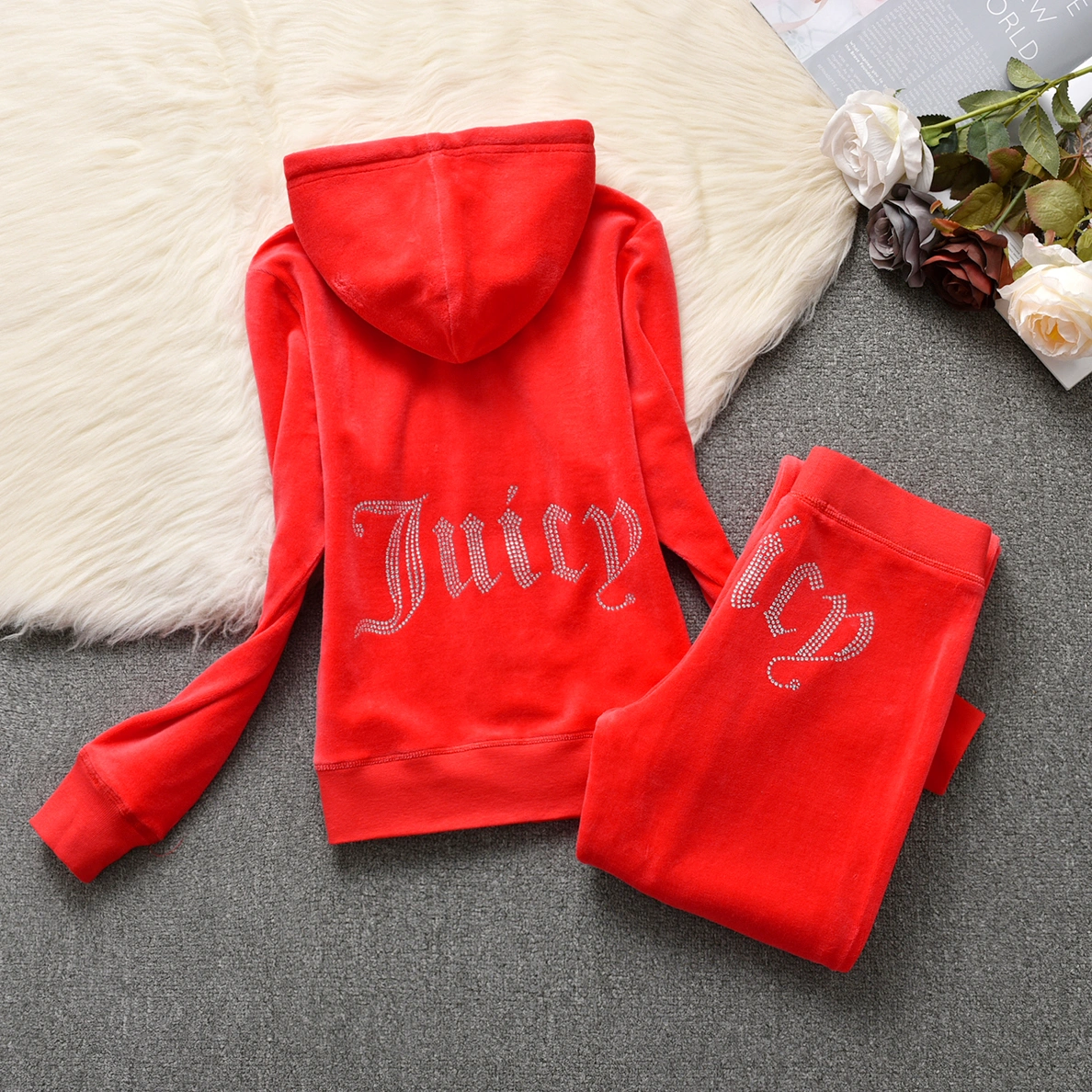 ModernLook 4545 Juicy Couture Tracksuits Long Sleeved For Women