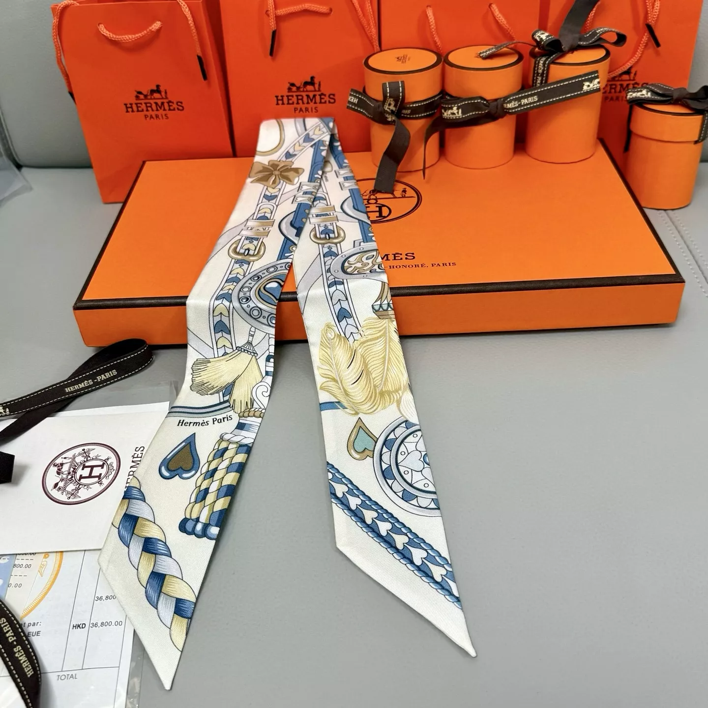 ModernLook 4580 Hermes Silk Scarf