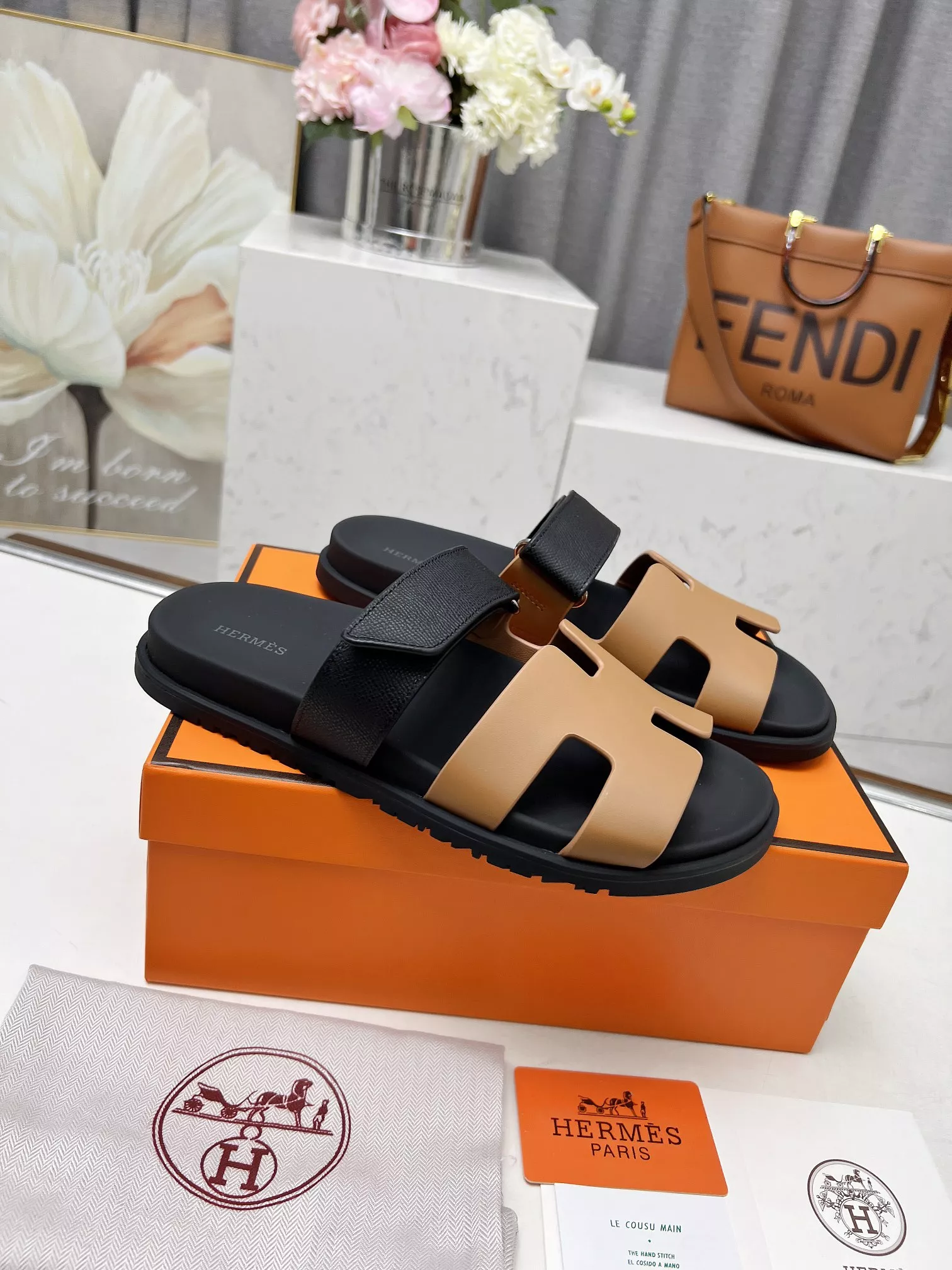 ModernLook 4854 Hermes Slippers For Men