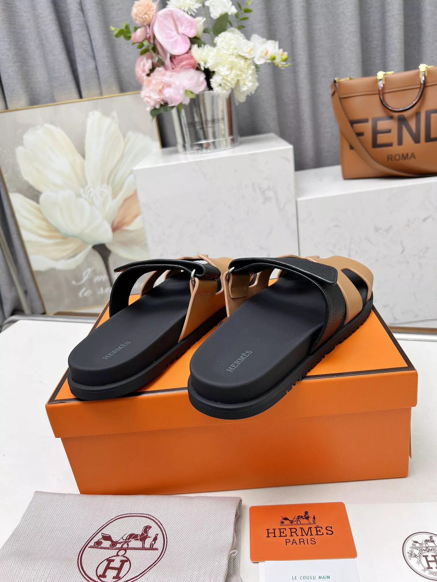 ModernLook 4854 Hermes Slippers For Men