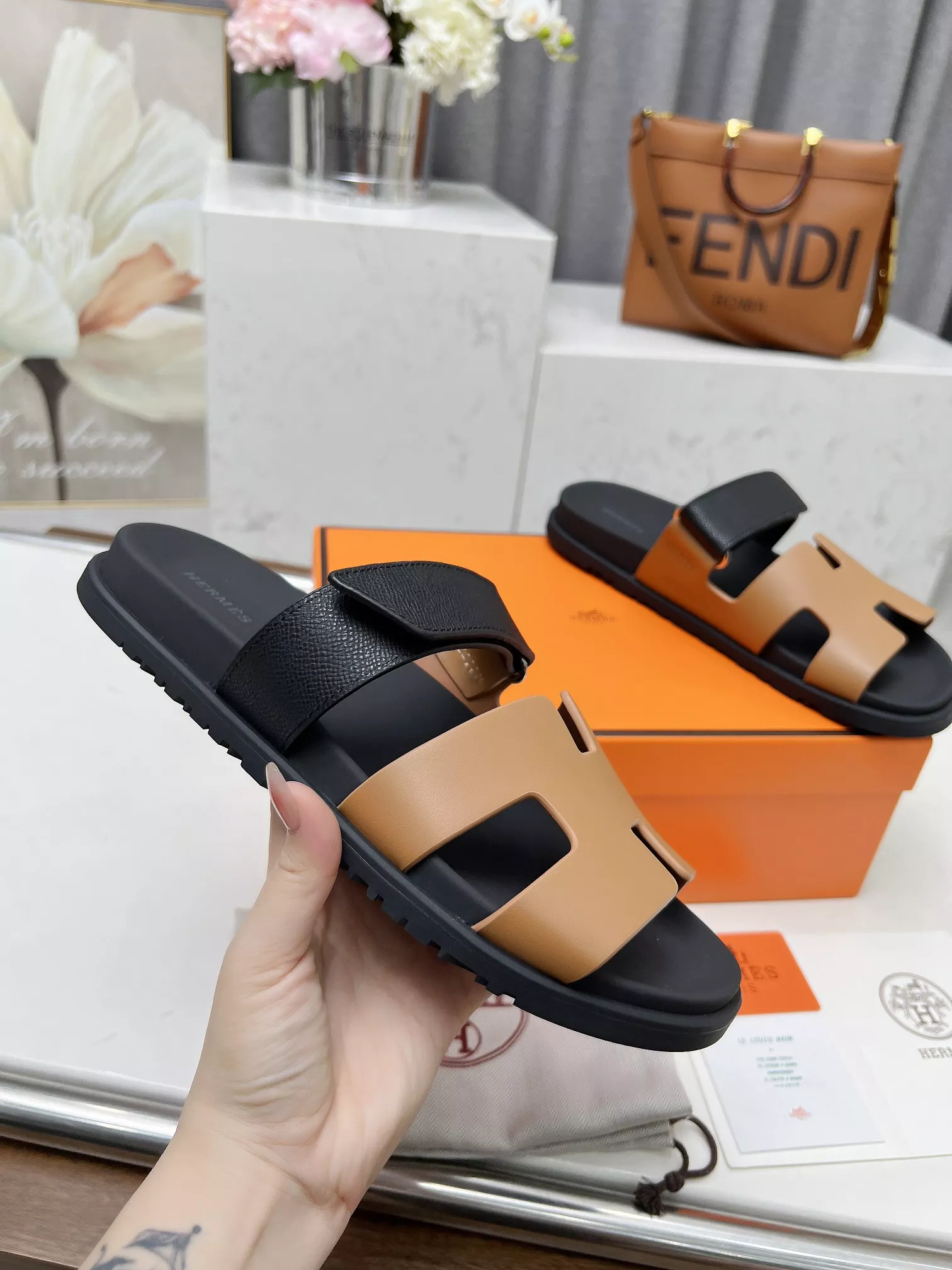 ModernLook 4854 Hermes Slippers For Men