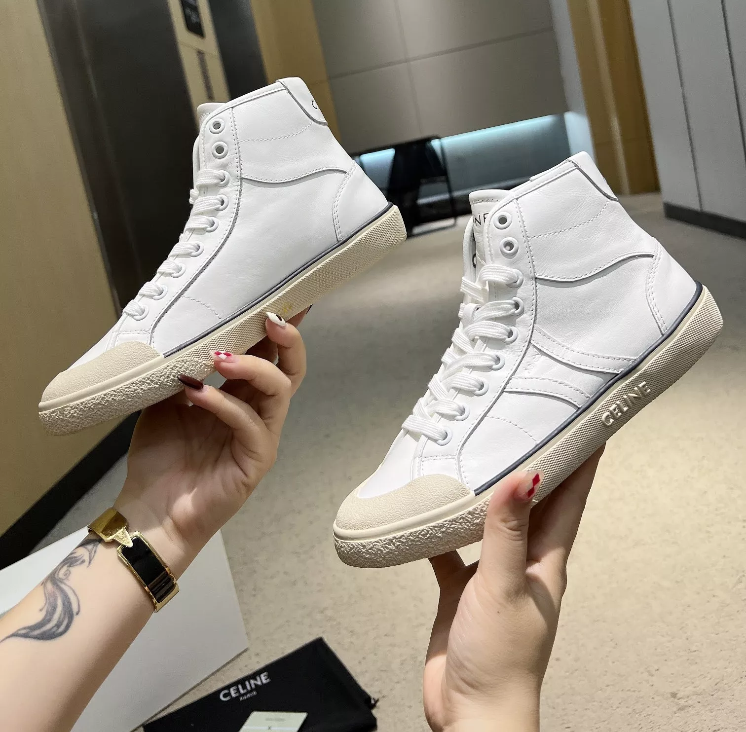 ModernLook 4887 Celine High Top Shoes For Men