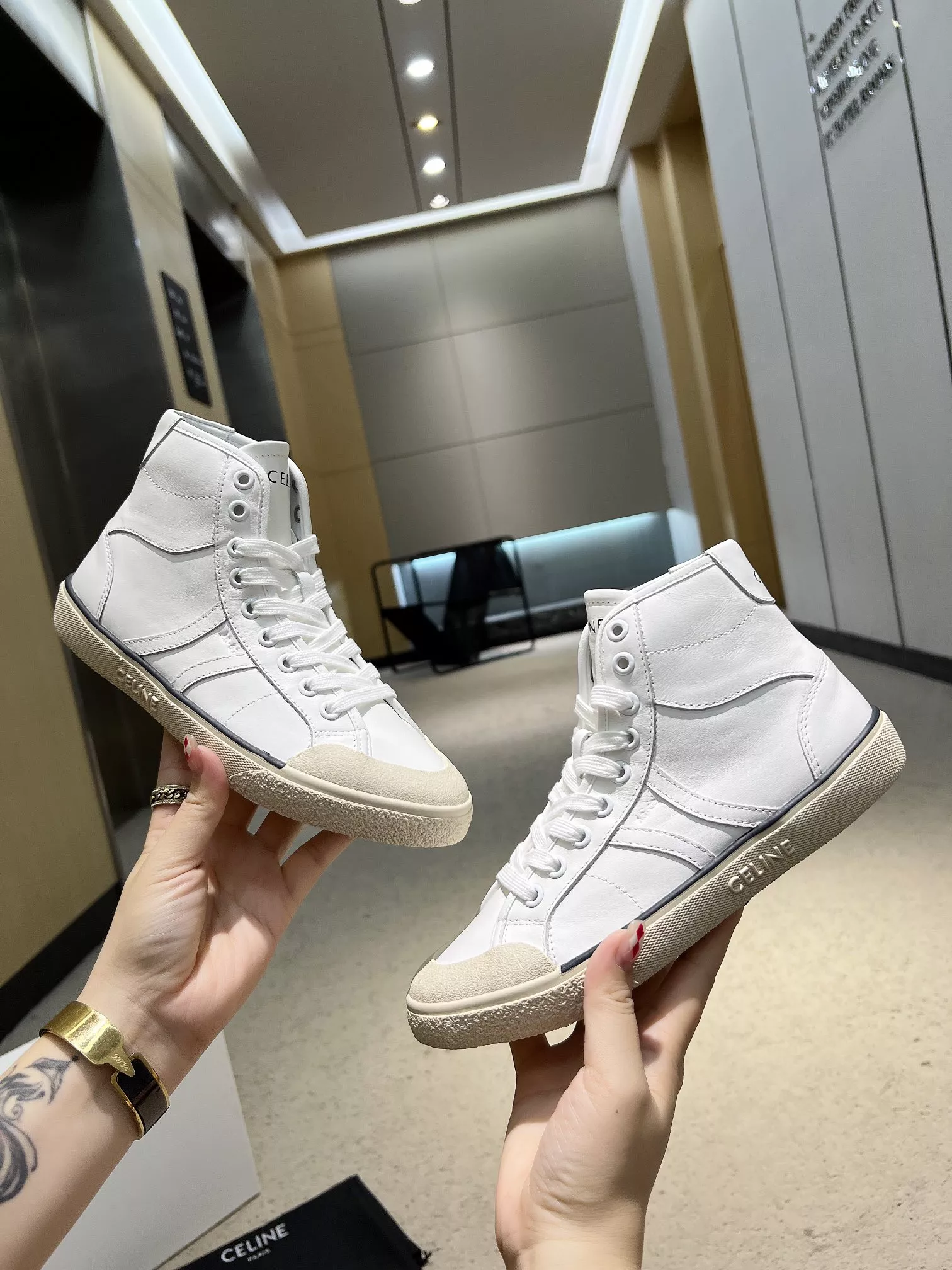 ModernLook 4887 Celine High Top Shoes For Men