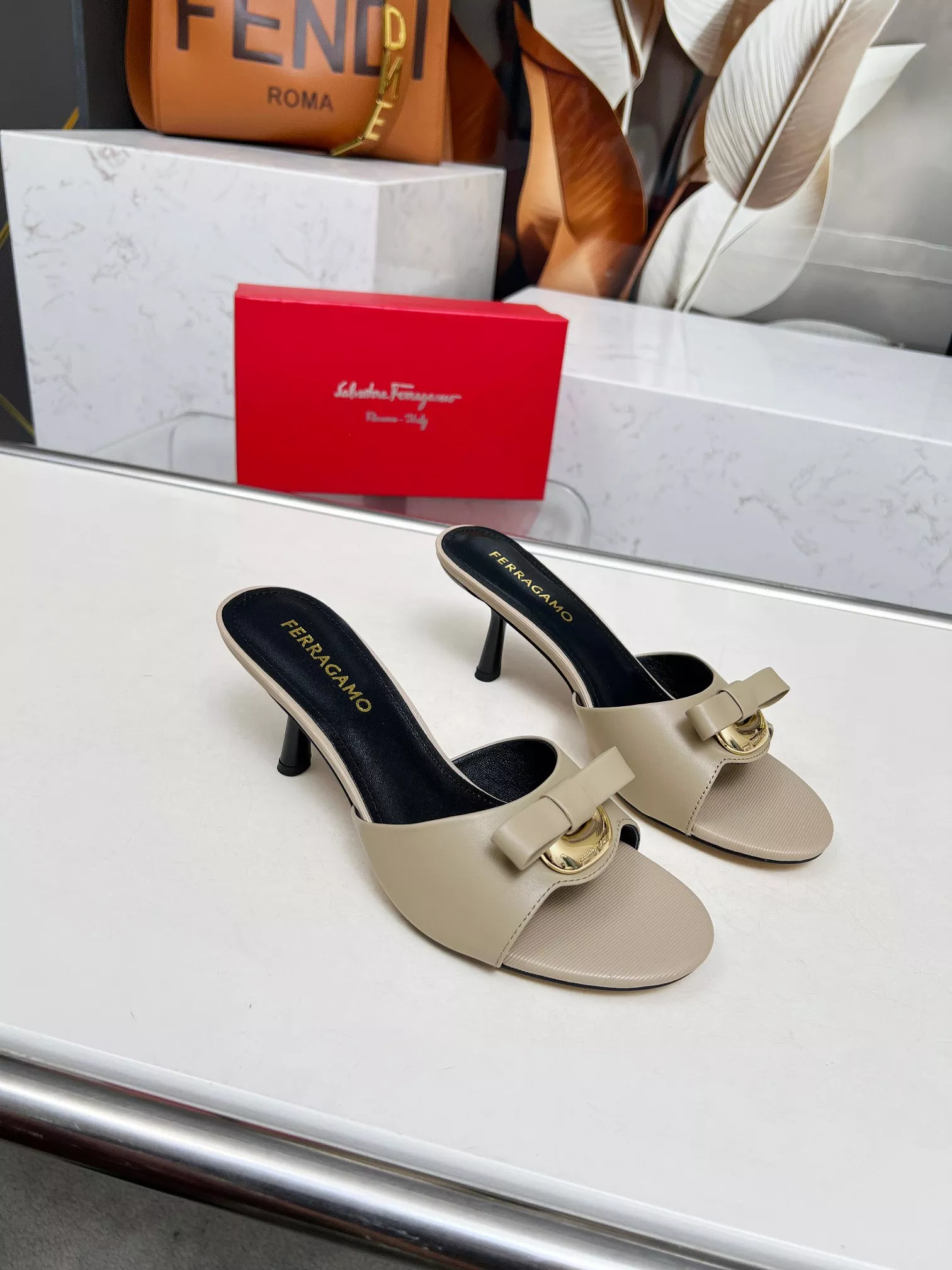 ModernLook 542 Salvatore Ferragamo Slippers For Women