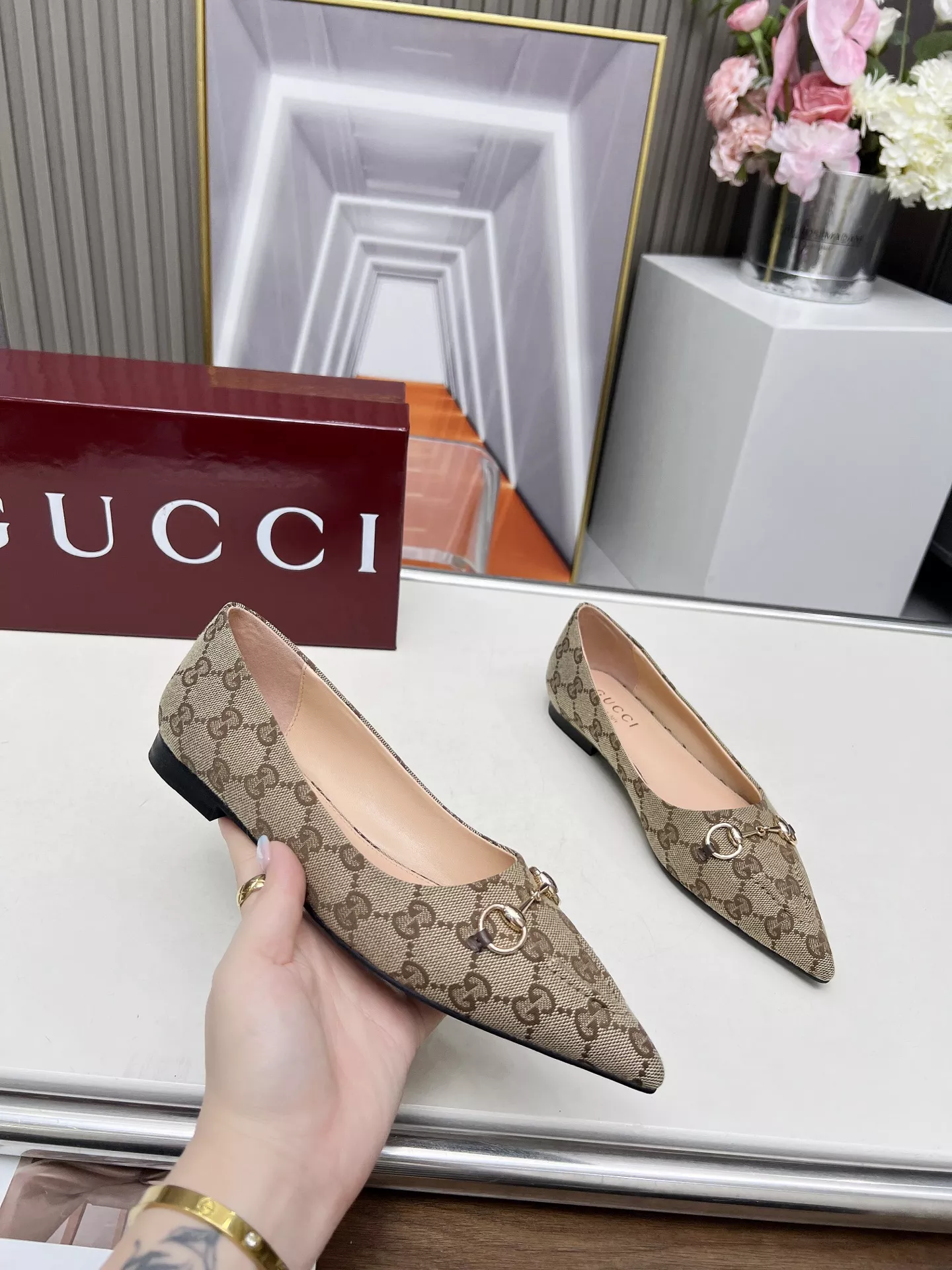 ModernLook 5445 Gucci Flat Shoes For Women