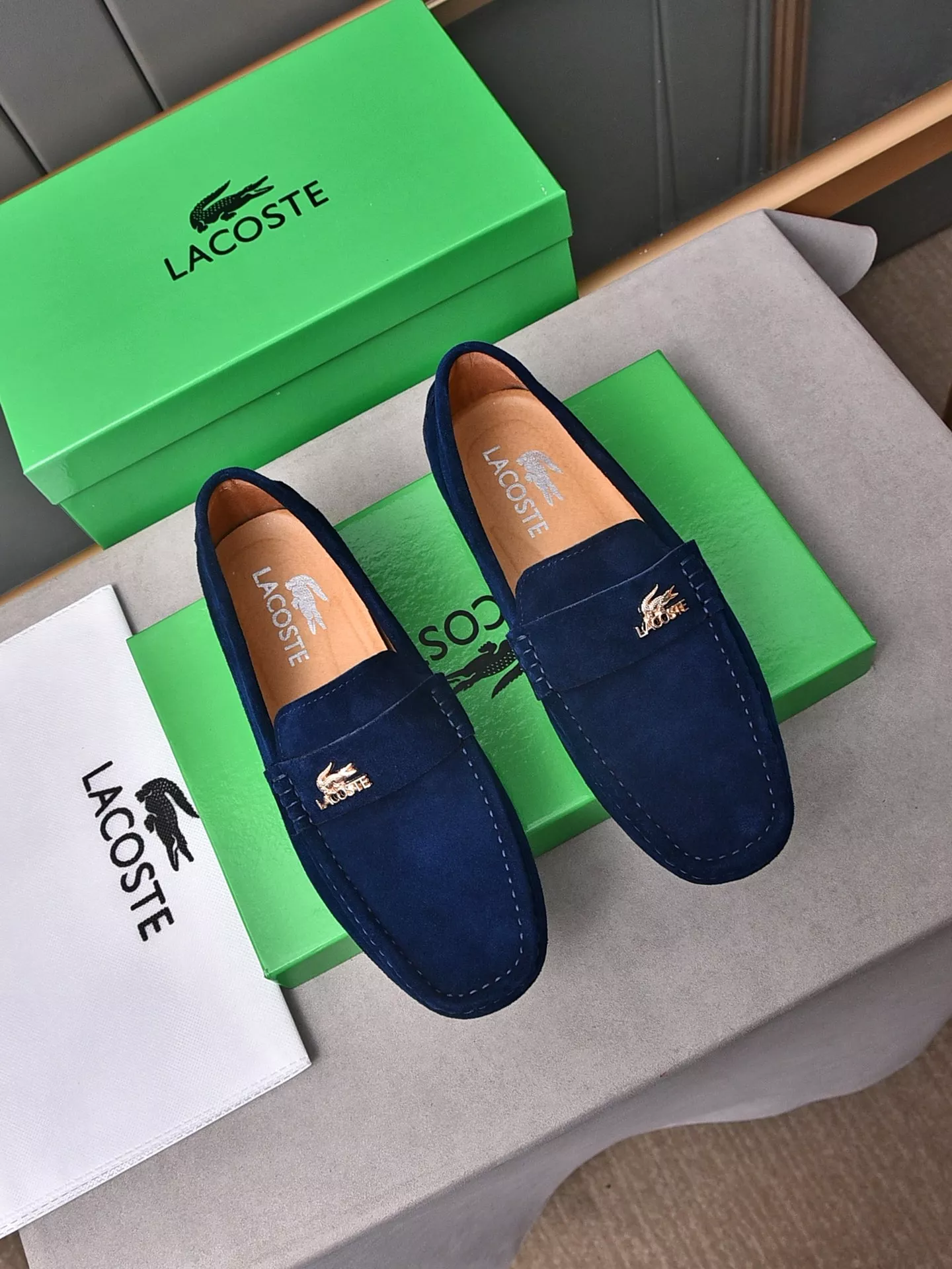 ModernLook 5468 Lacoste Leather Shoes For Men