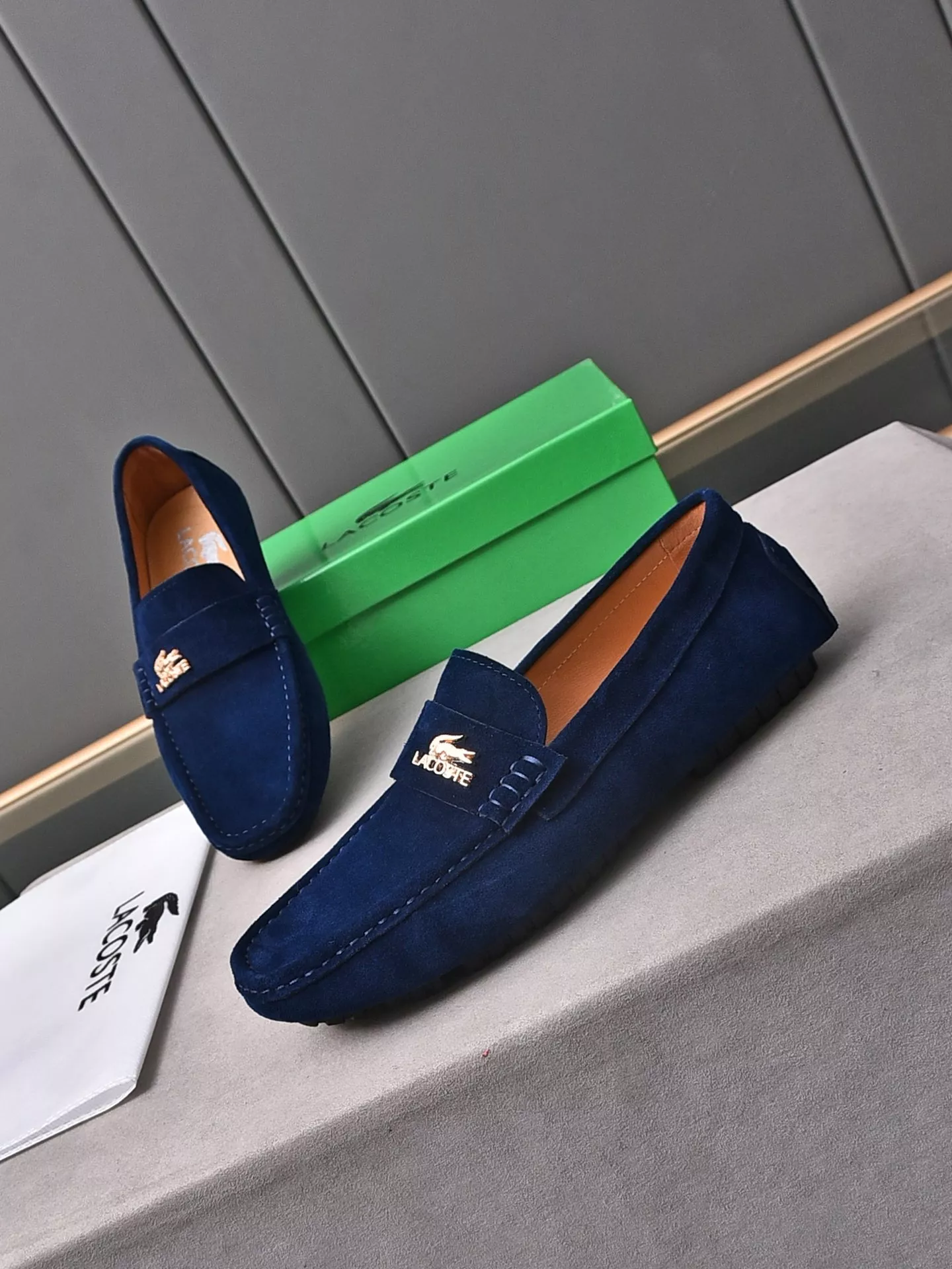ModernLook 5468 Lacoste Leather Shoes For Men
