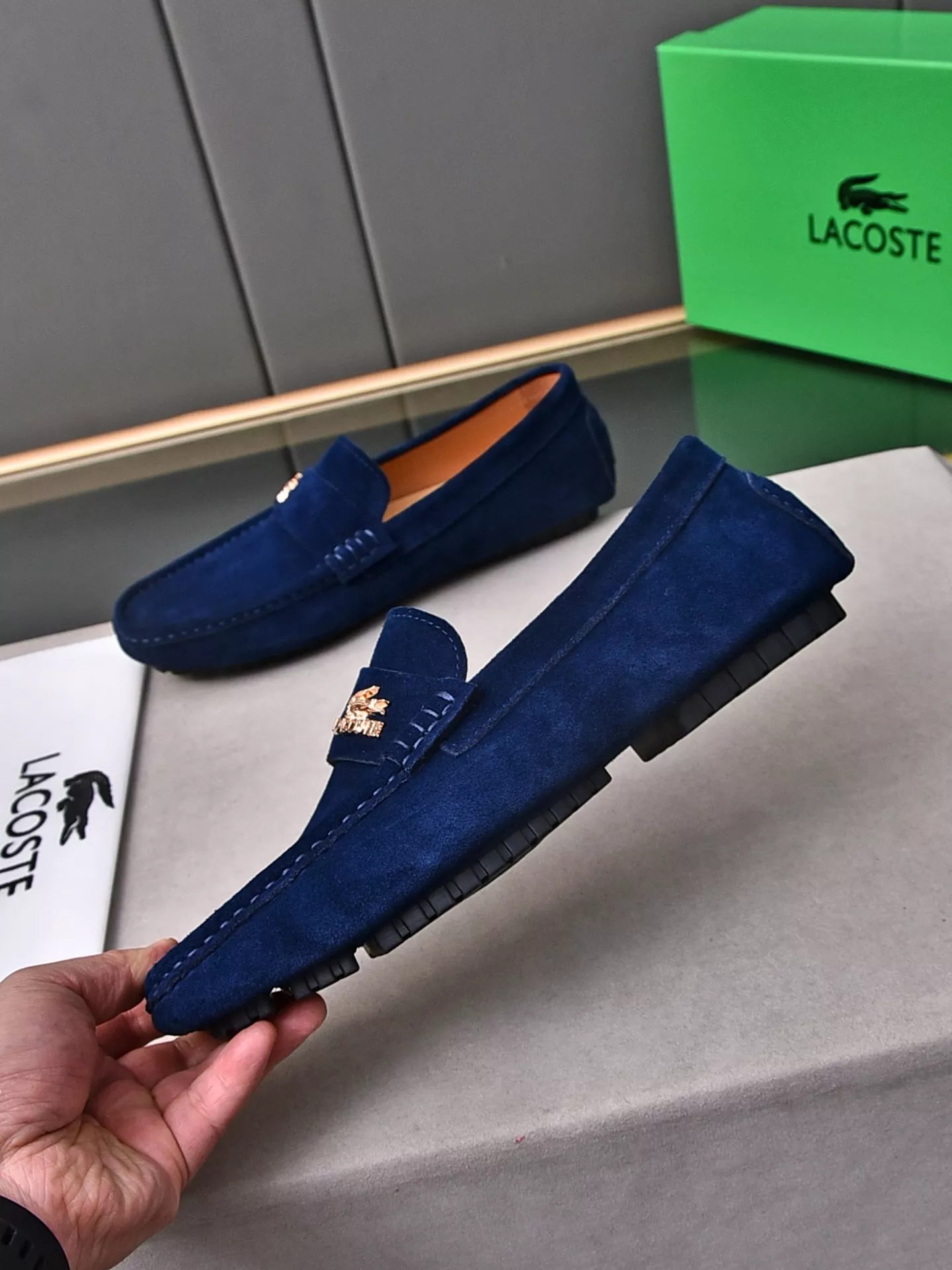 ModernLook 5468 Lacoste Leather Shoes For Men