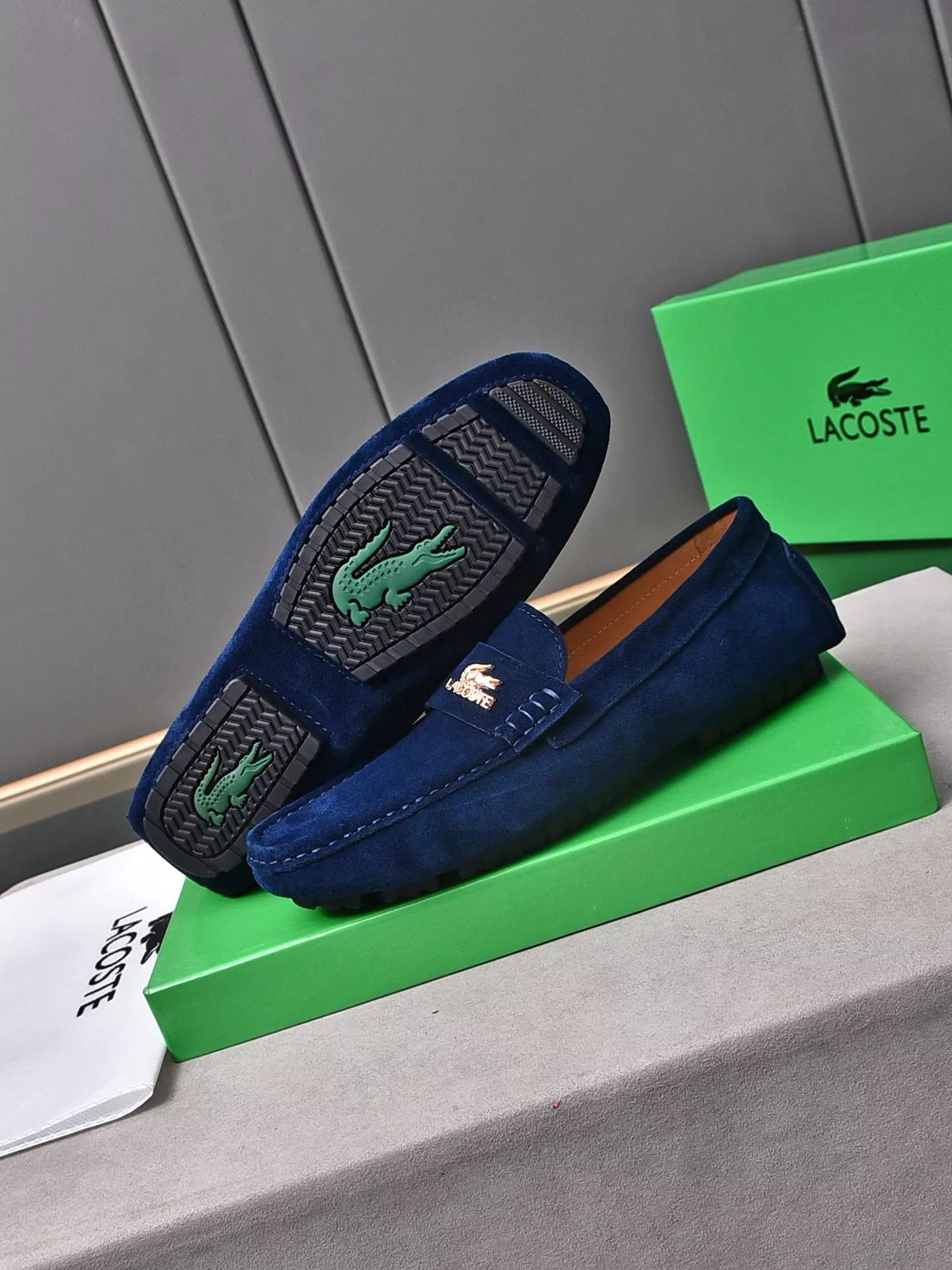 ModernLook 5468 Lacoste Leather Shoes For Men
