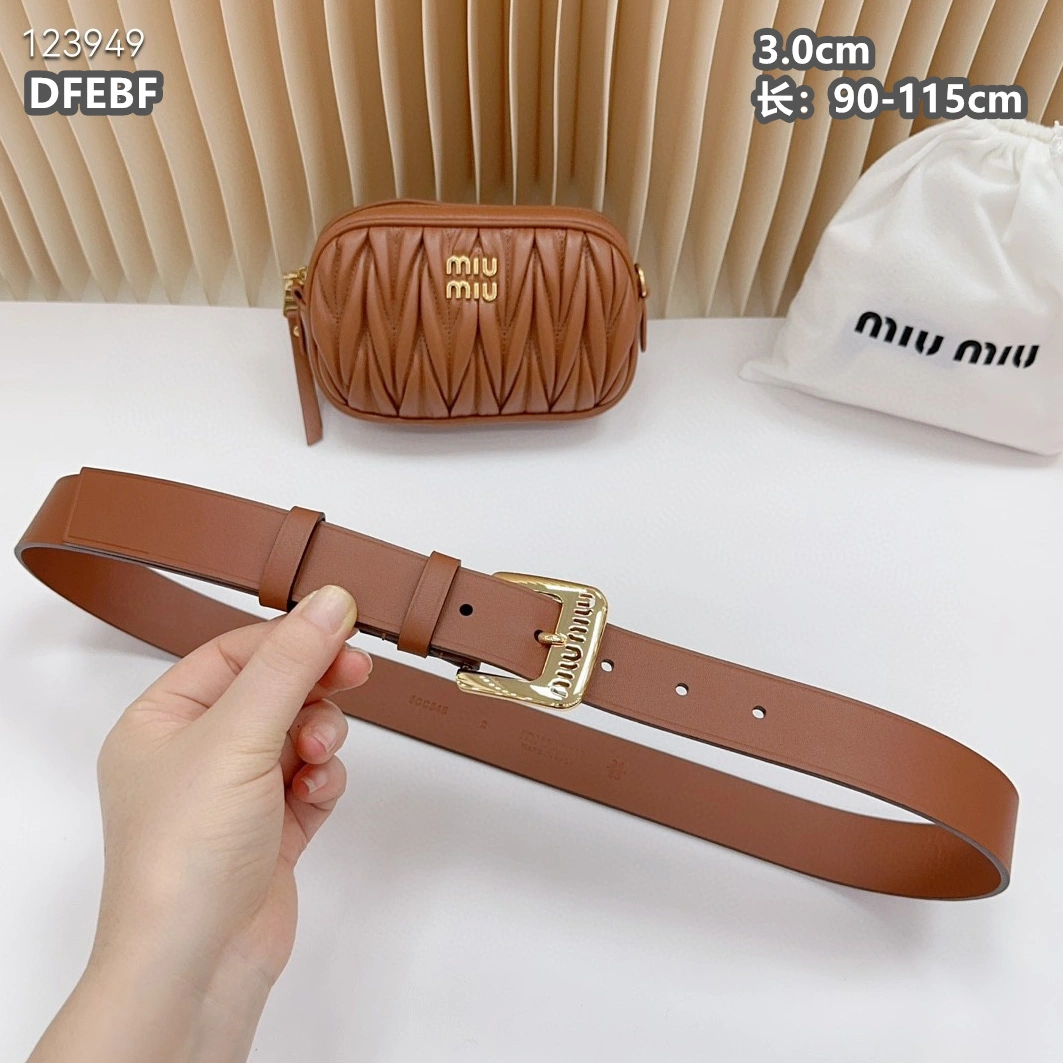 ModernLook 7195 MIU MIU AAA Quality Belts For Women