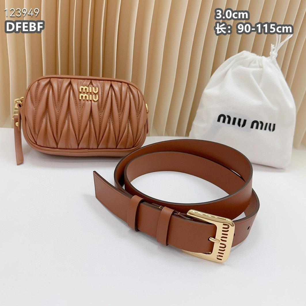 ModernLook 7195 MIU MIU AAA Quality Belts For Women