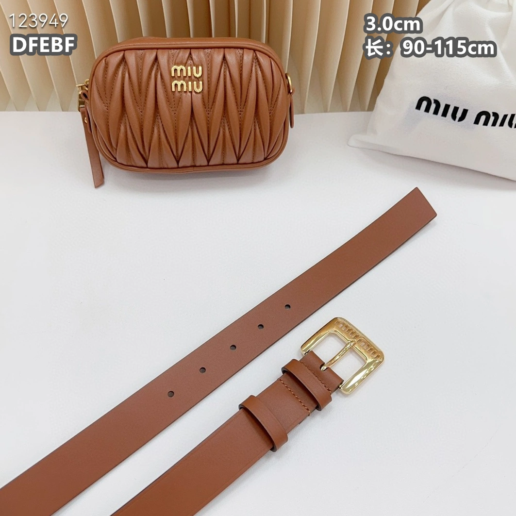 ModernLook 7195 MIU MIU AAA Quality Belts For Women