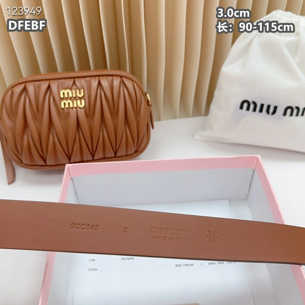 ModernLook 7195 MIU MIU AAA Quality Belts For Women