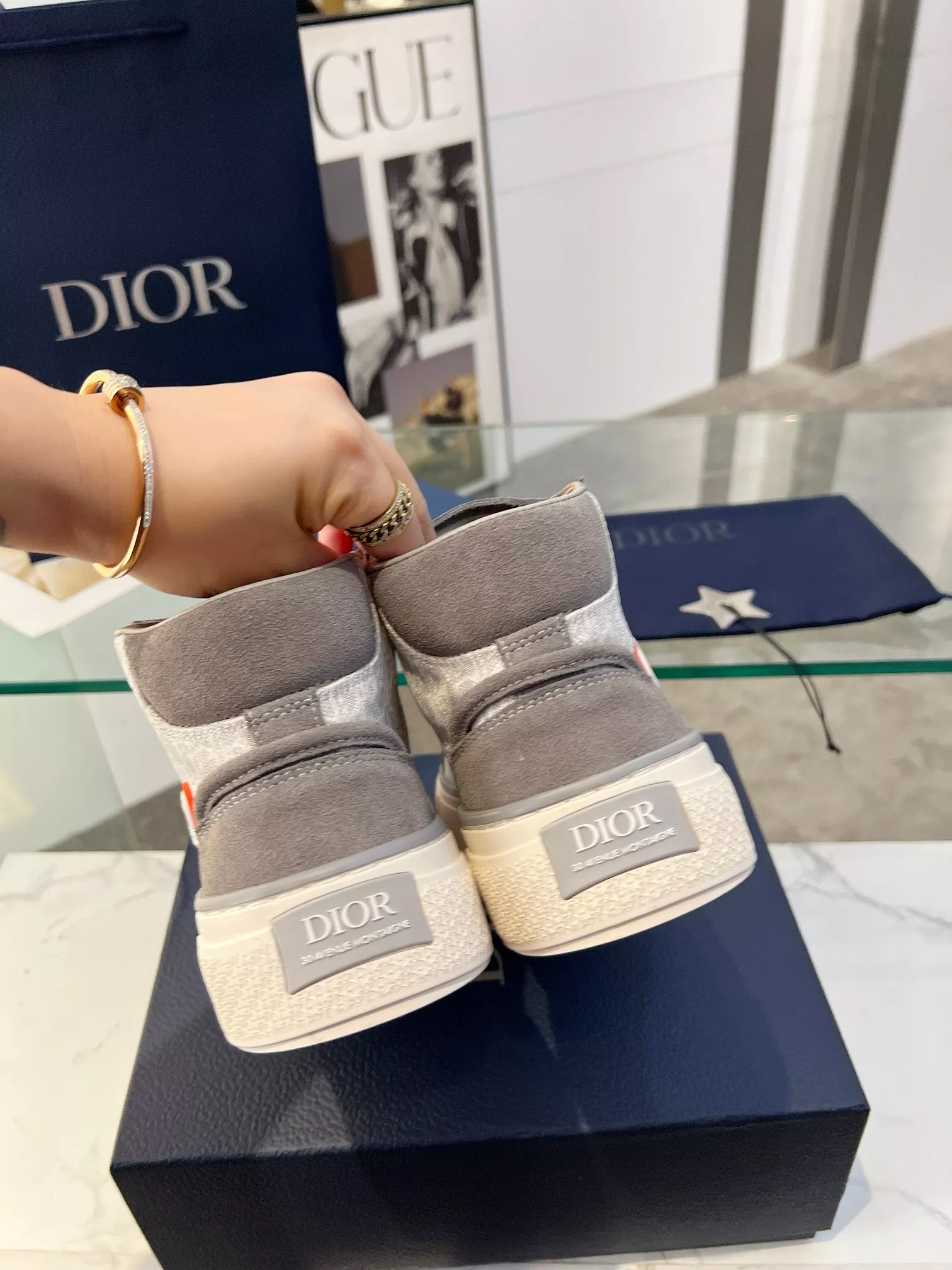 ModernLook 8183 Christian Dior High Top Shoes For Men