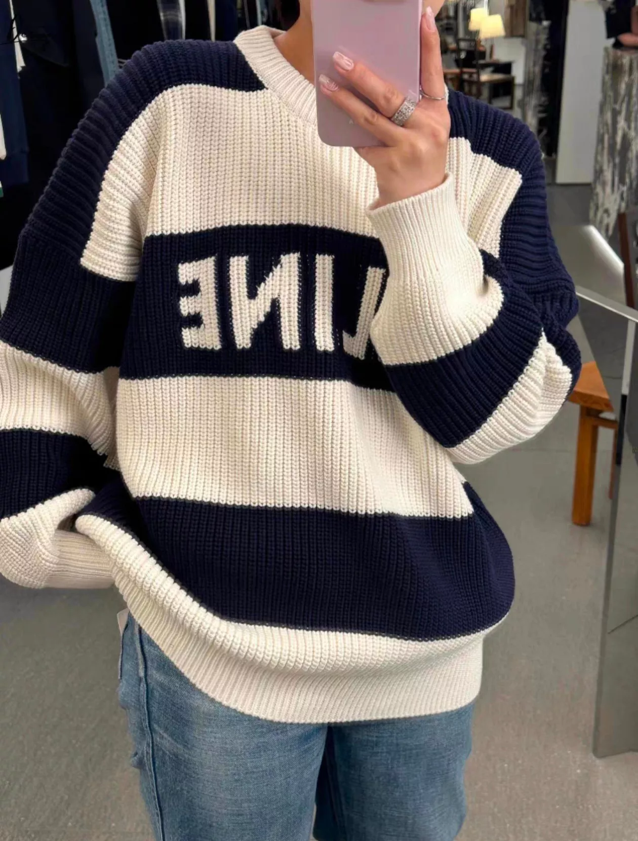 ModernLook 8437 Celine Sweaters Long Sleeved For Unisex
