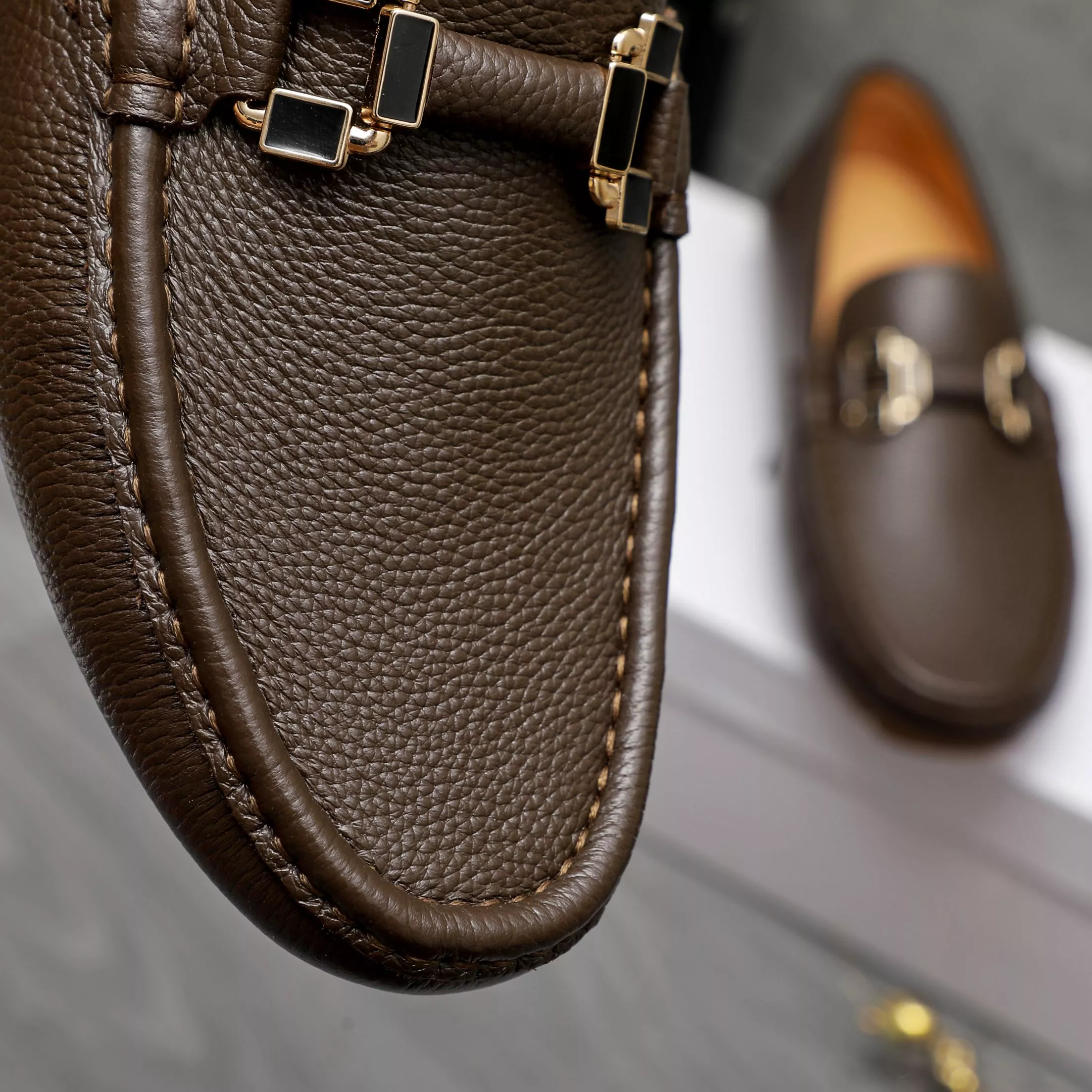 ModernLook 9059 Versace Leather Shoes For Men