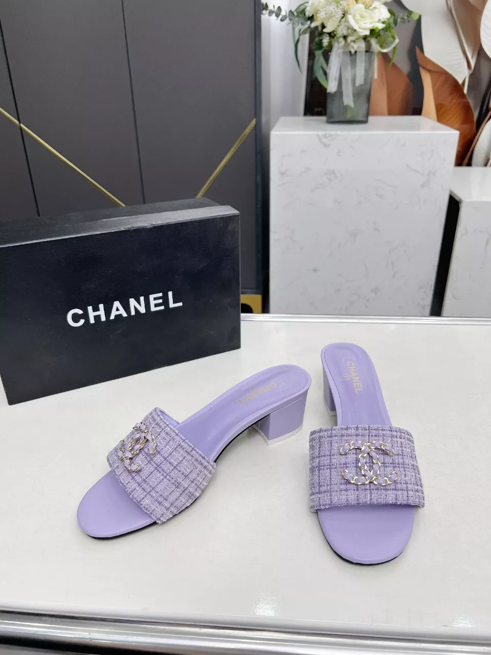 ModernLook 9121 Chanel Slippers For Women