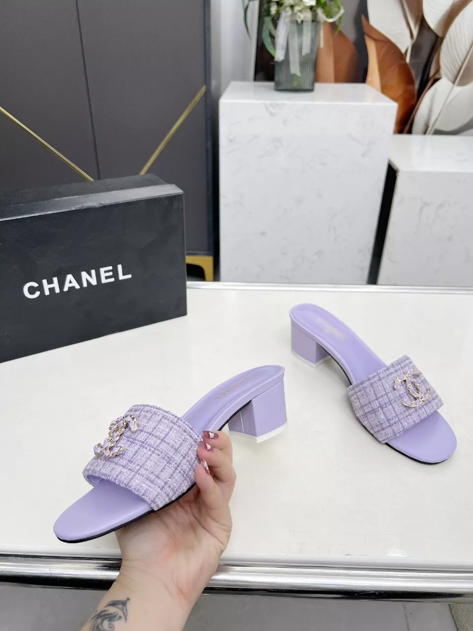 ModernLook 9121 Chanel Slippers For Women