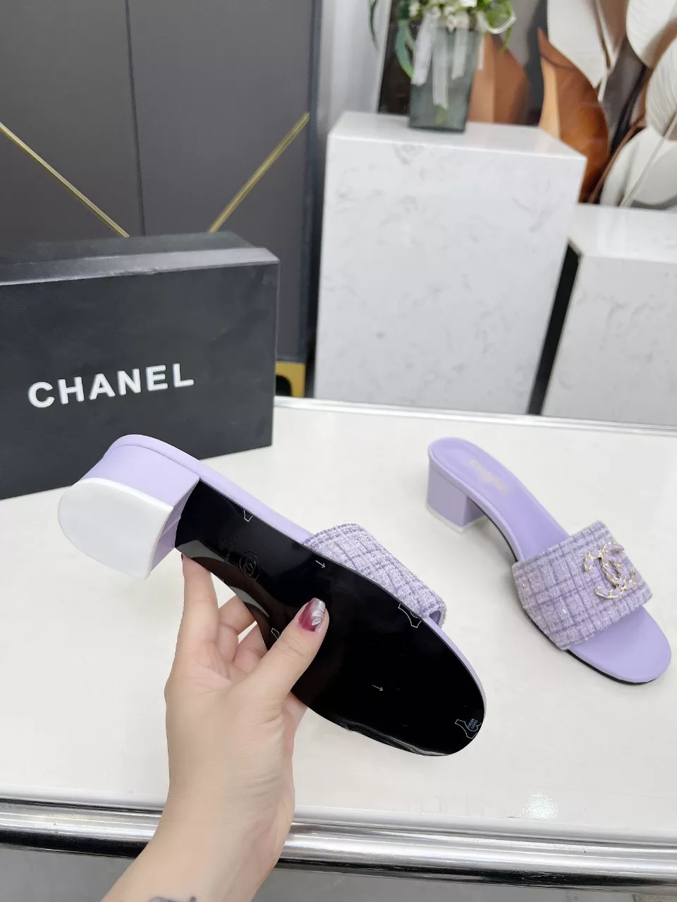 ModernLook 9121 Chanel Slippers For Women