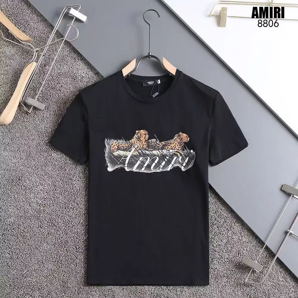 ModernLook 944 Amiri T-Shirts Short Sleeved For Men