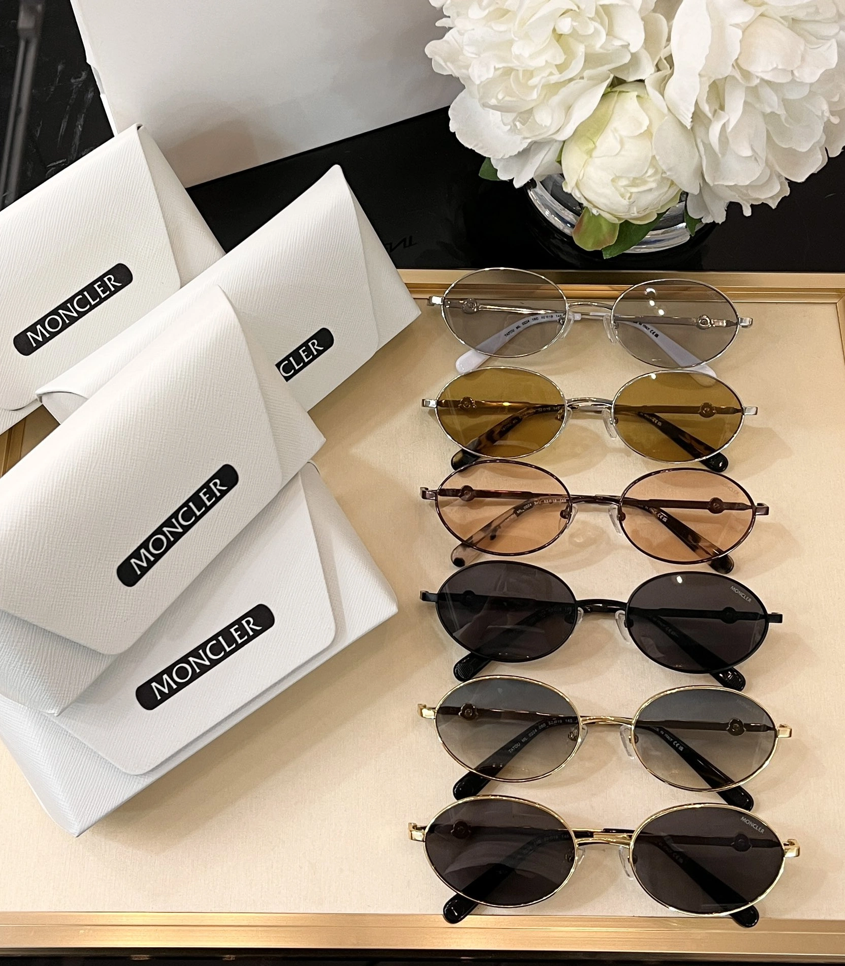 Moncler AAA Quality Sunglasses Comfortable 7076