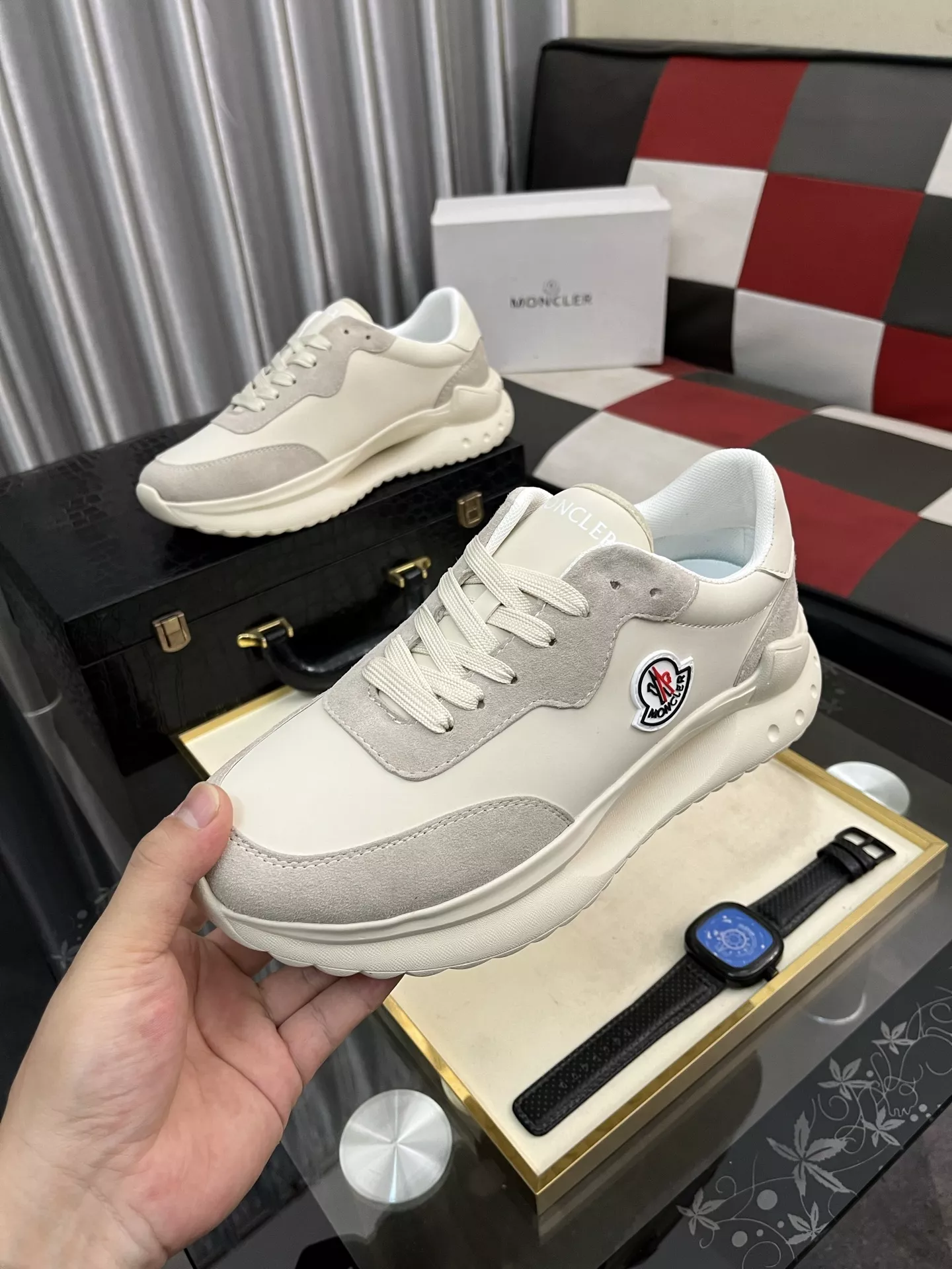 Moncler Casual Shoes For Men Versatile 1637