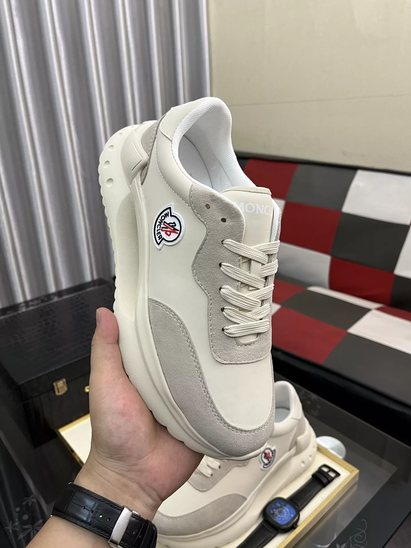 Moncler Casual Shoes For Men Versatile 1637