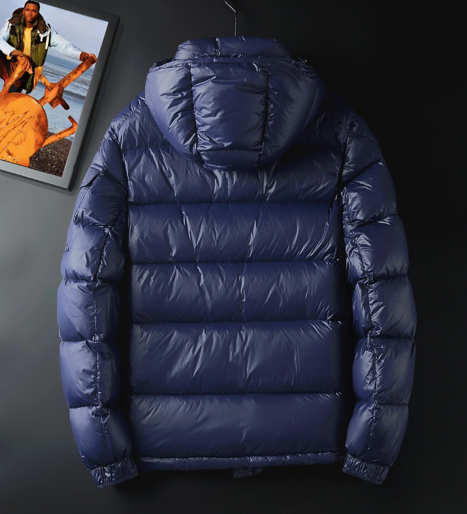Moncler Down Feather Coat Long Sleeved For Men Affordable 8395