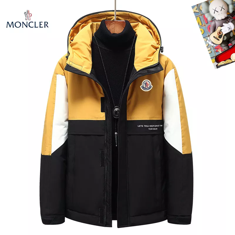 Moncler Down Feather Coat Long Sleeved For Men Breathable 2030