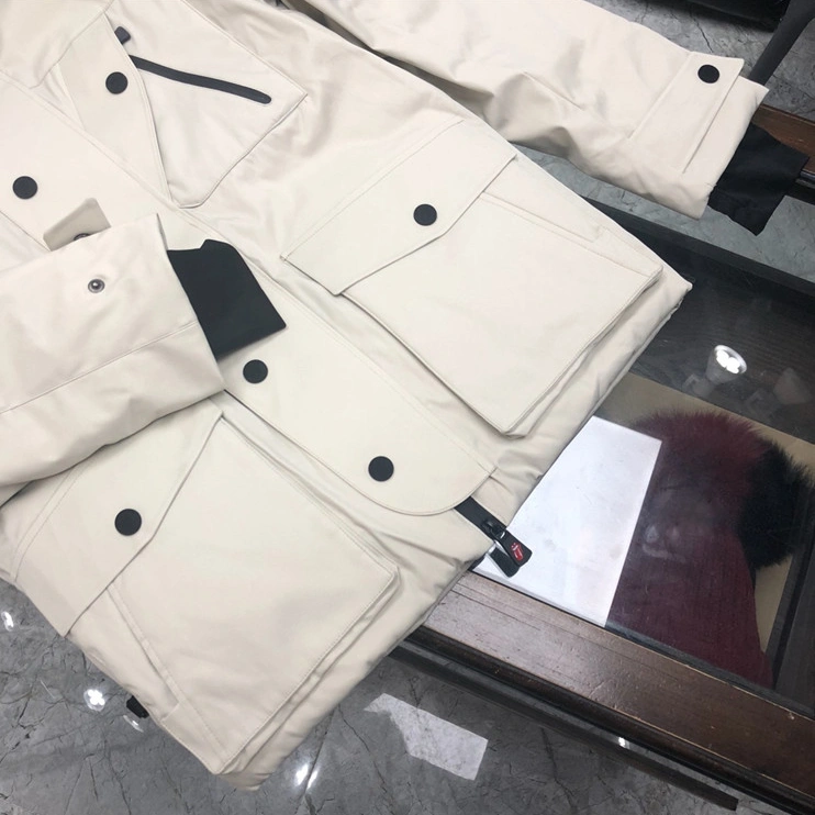 Moncler Down Feather Coat Long Sleeved For Men Compact 9483