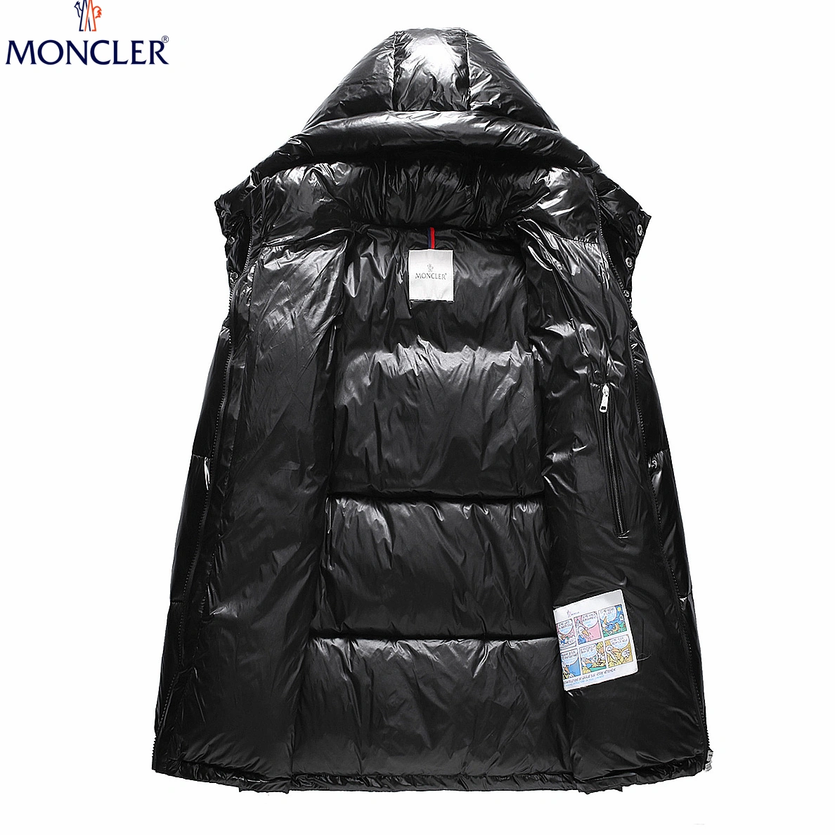 Moncler Down Feather Coat Long Sleeved For Men DailyWear 7365