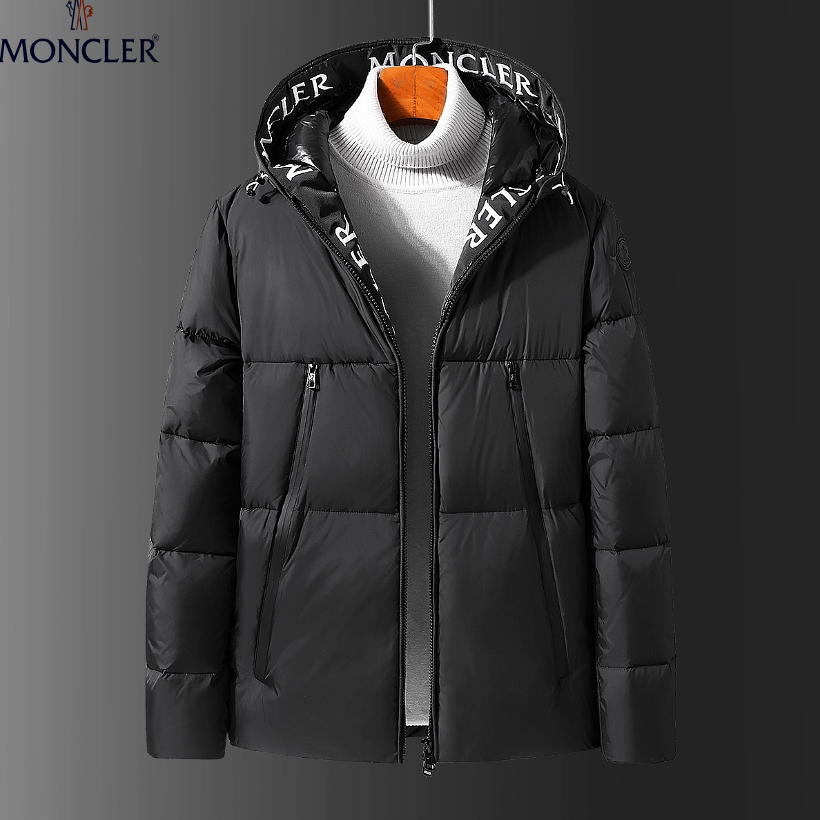 Moncler Down Feather Coat Long Sleeved For Men Fashionable 8293