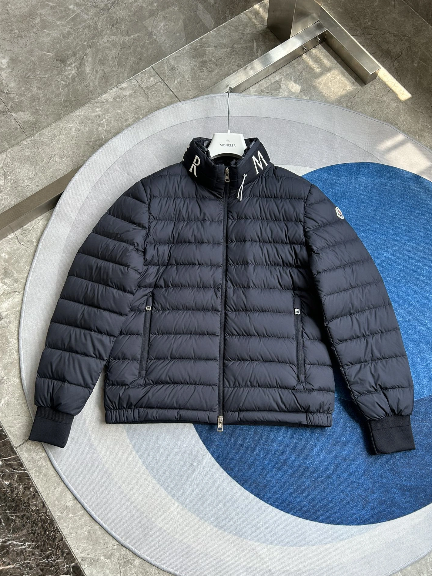 Moncler Down Feather Coat Long Sleeved For Men Flexible 2721