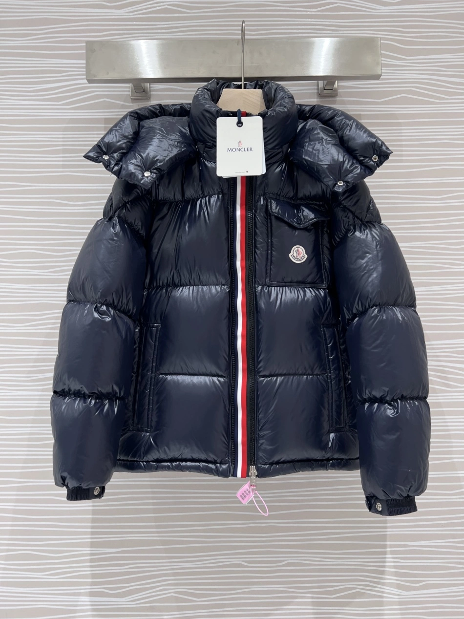 Moncler Down Feather Coat Long Sleeved For Men Sleek 6176