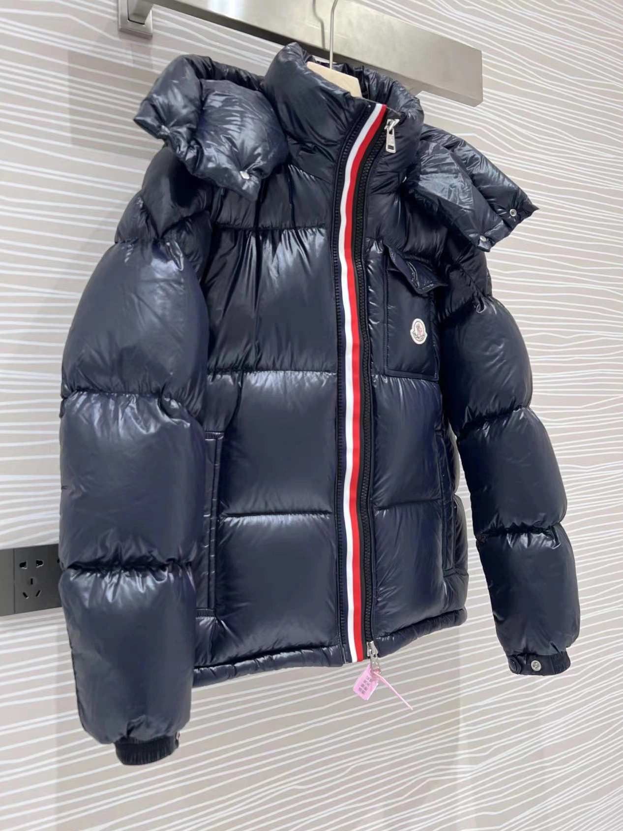 Moncler Down Feather Coat Long Sleeved For Men Sleek 6176