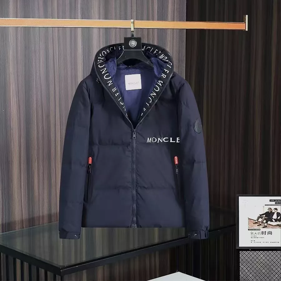 Moncler Down Feather Coat Long Sleeved For Men Soft 8165