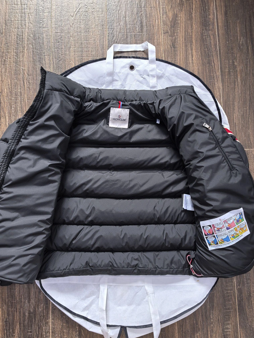 Moncler Down Feather Coat Long Sleeved For Unisex Affordable 153