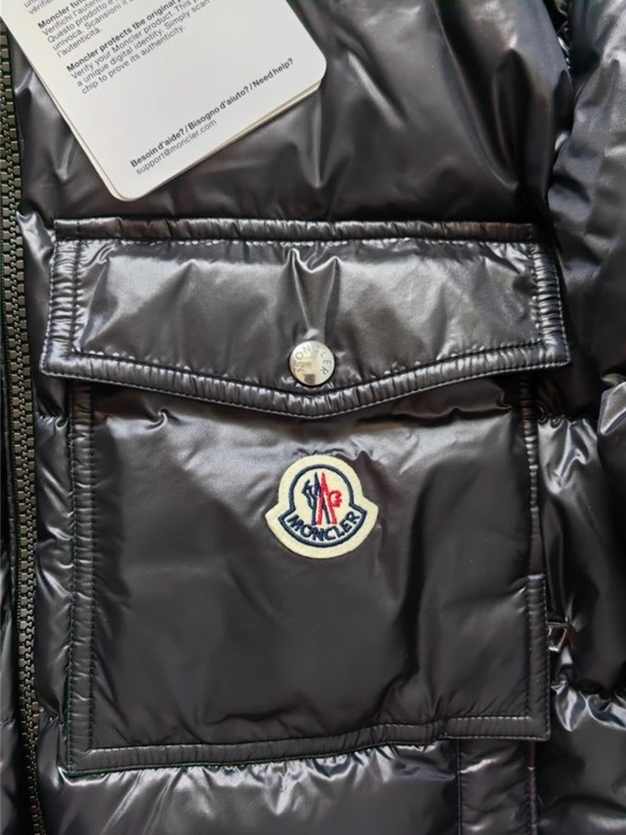 Moncler Down Feather Coat Long Sleeved For Unisex Bold 7664