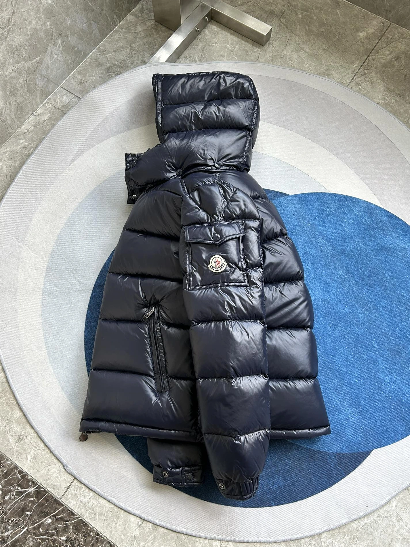 Moncler Down Feather Coat Long Sleeved For Unisex Elegant 4544