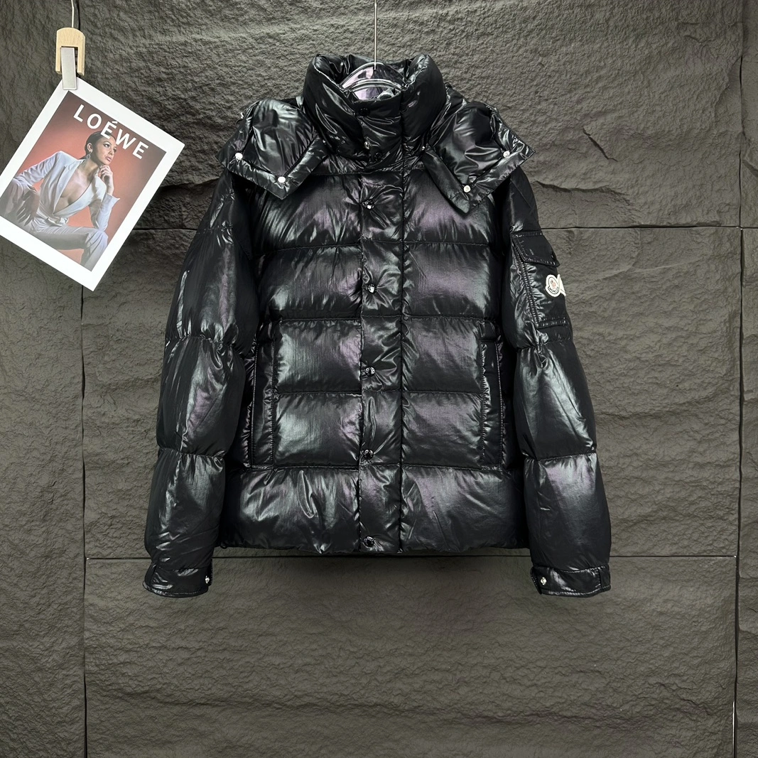 Moncler Down Feather Coat Long Sleeved For Unisex Trendy 1360