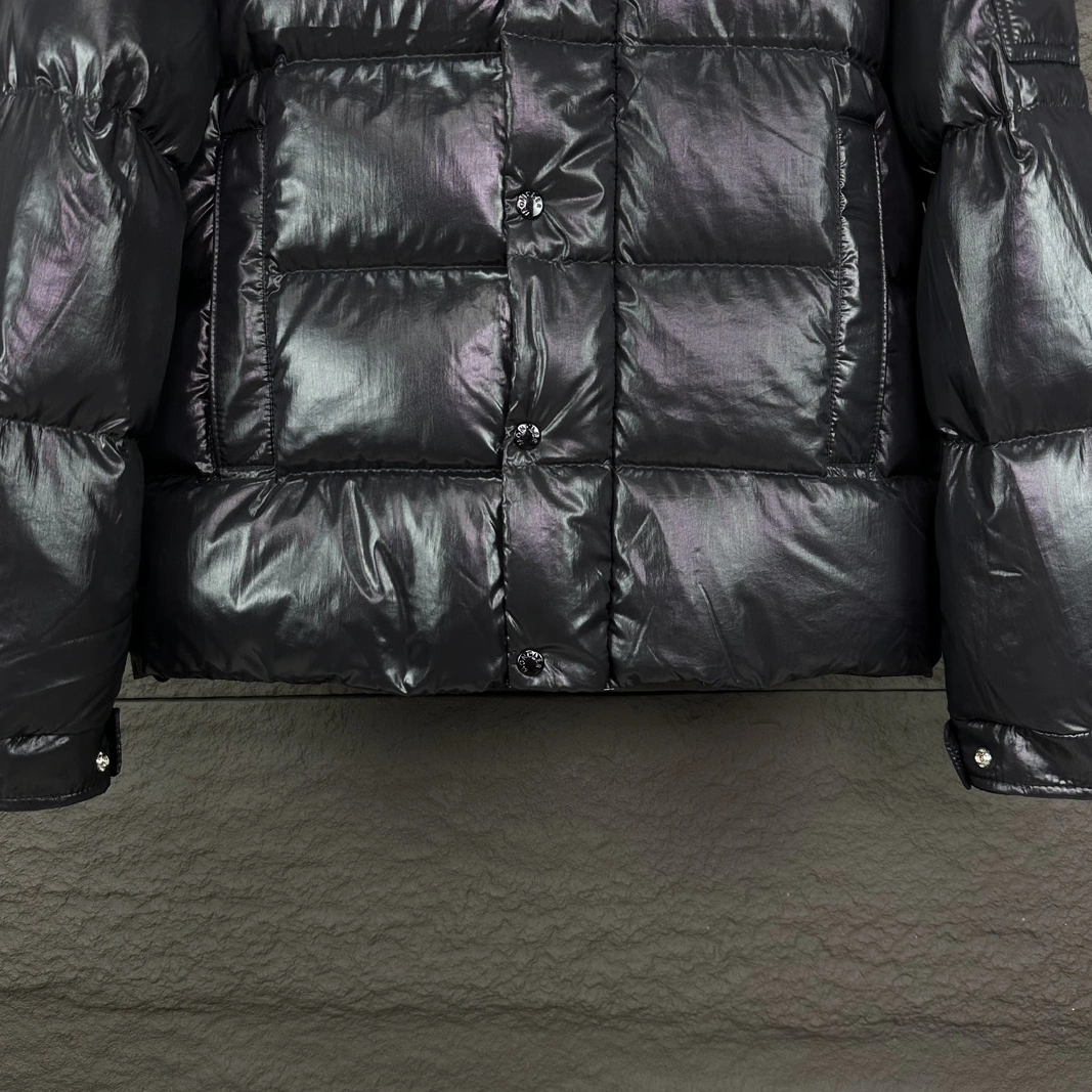 Moncler Down Feather Coat Long Sleeved For Unisex Trendy 1360
