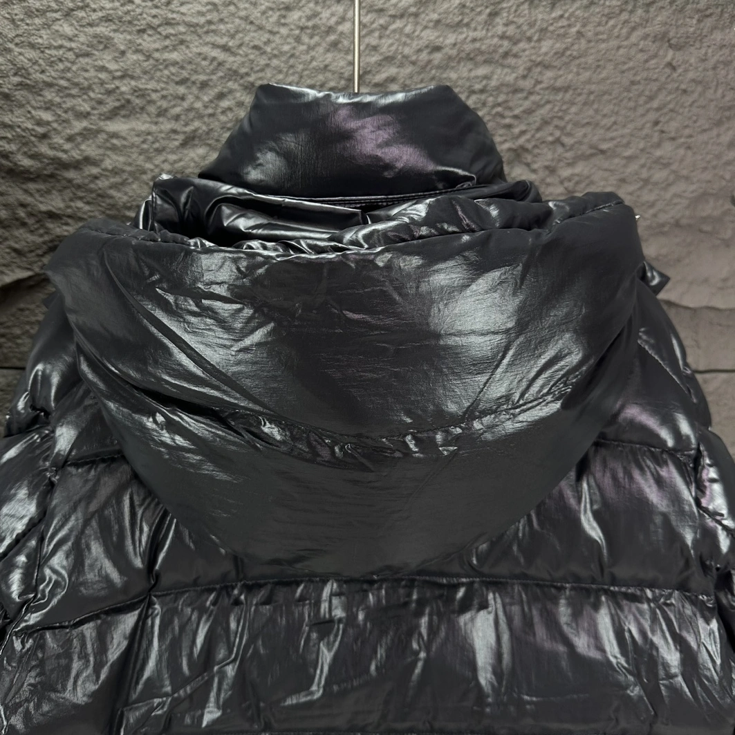 Moncler Down Feather Coat Long Sleeved For Unisex Trendy 1360