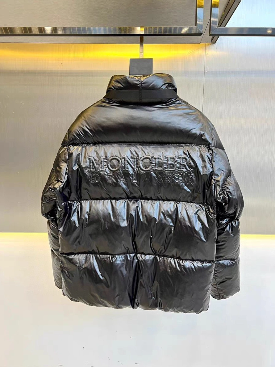 Moncler Down Feather Coat Long Sleeved For Unisex WellDesigned 7275