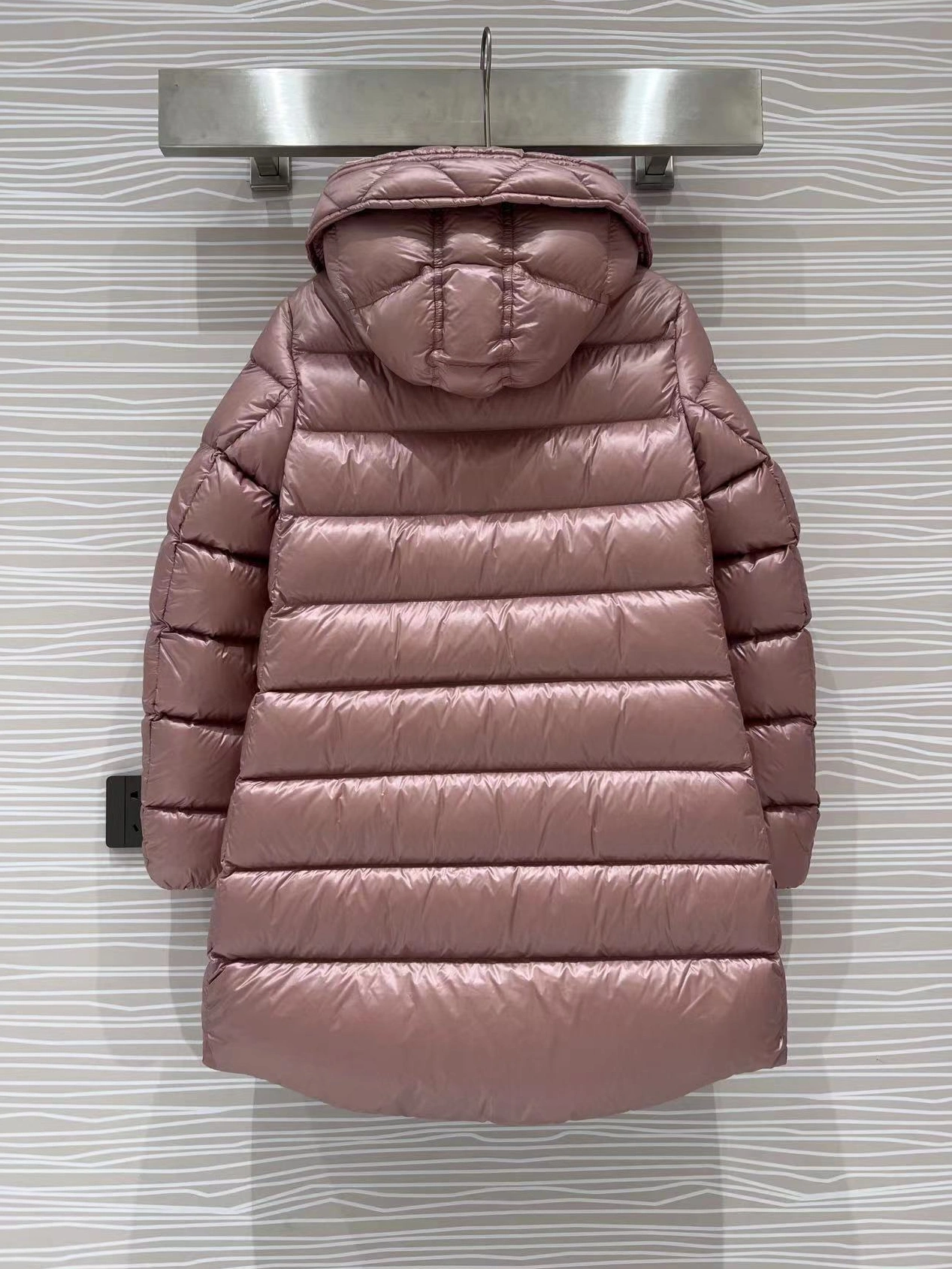 Moncler Down Feather Coat Long Sleeved For Women BestValue 2235